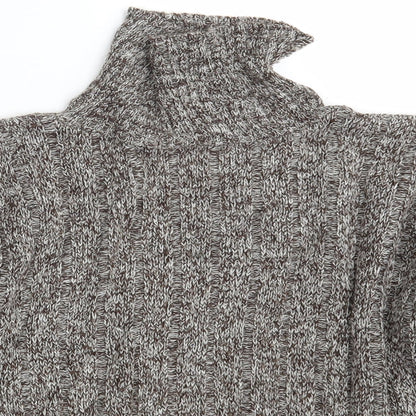 Womens UK Size S New Look Brown Pullover Jumper