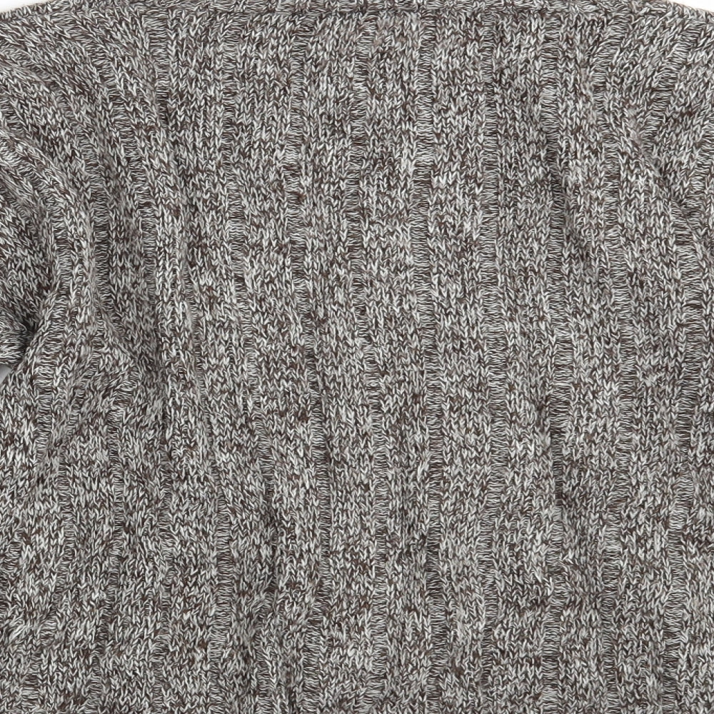 Womens UK Size S New Look Brown Pullover Jumper