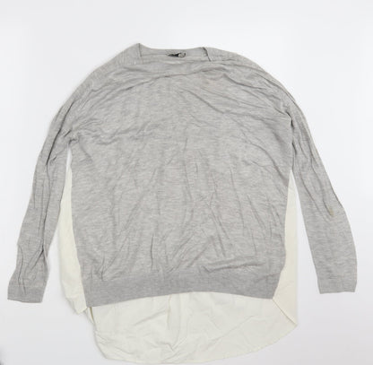 Womens UK Size 12 ASOS Grey Pullover Sweatshirt