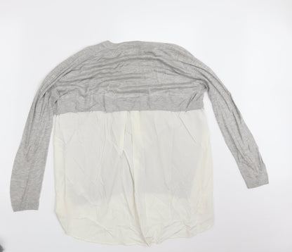 Womens UK Size 12 ASOS Grey Pullover Sweatshirt