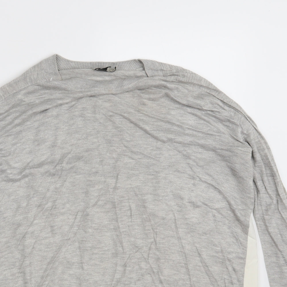 Womens UK Size 12 ASOS Grey Pullover Sweatshirt