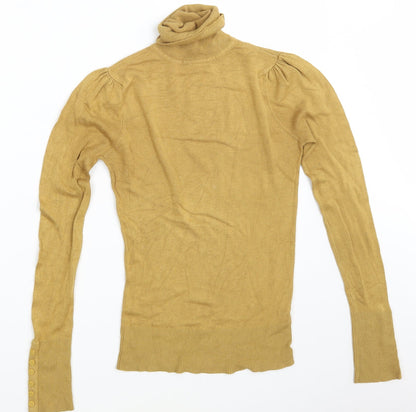 Atmosphere Womens Yellow   Pullover Sweatshirt Size 8