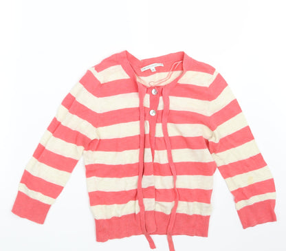 Womens UK Size 10 M&S Pink Cardigan Jumper