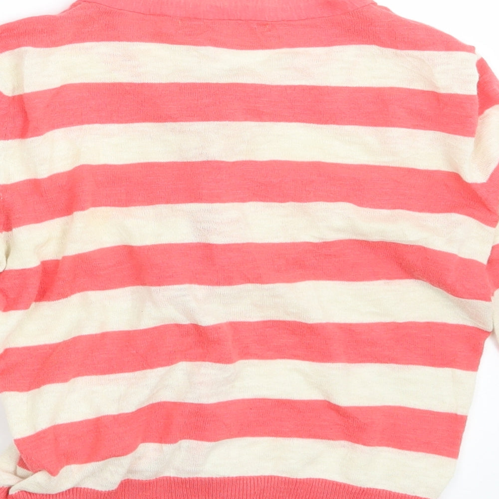 Womens UK Size 10 M&S Pink Cardigan Jumper