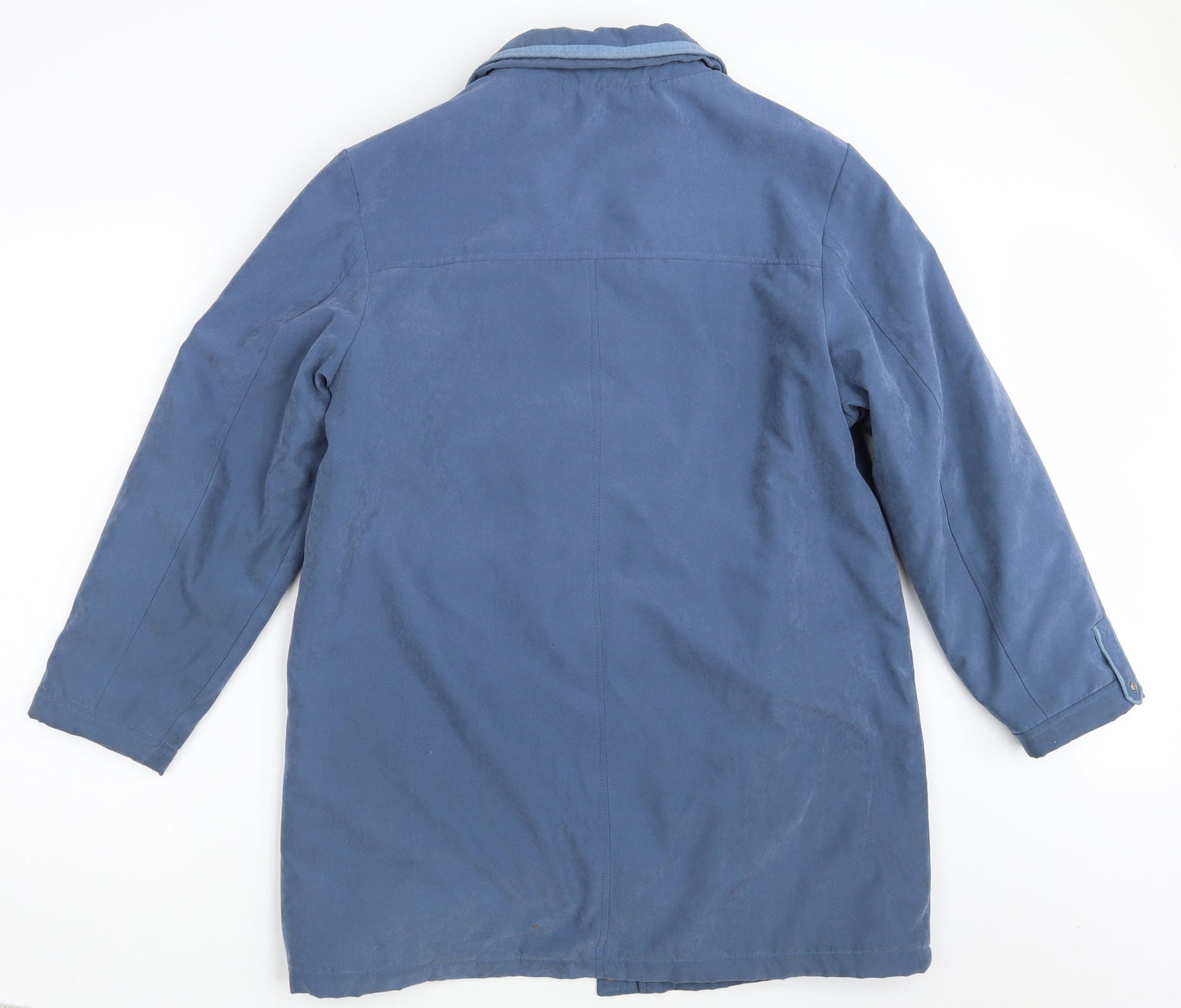 Womens UK Size 14 Katherine Hammond Blue Overcoat