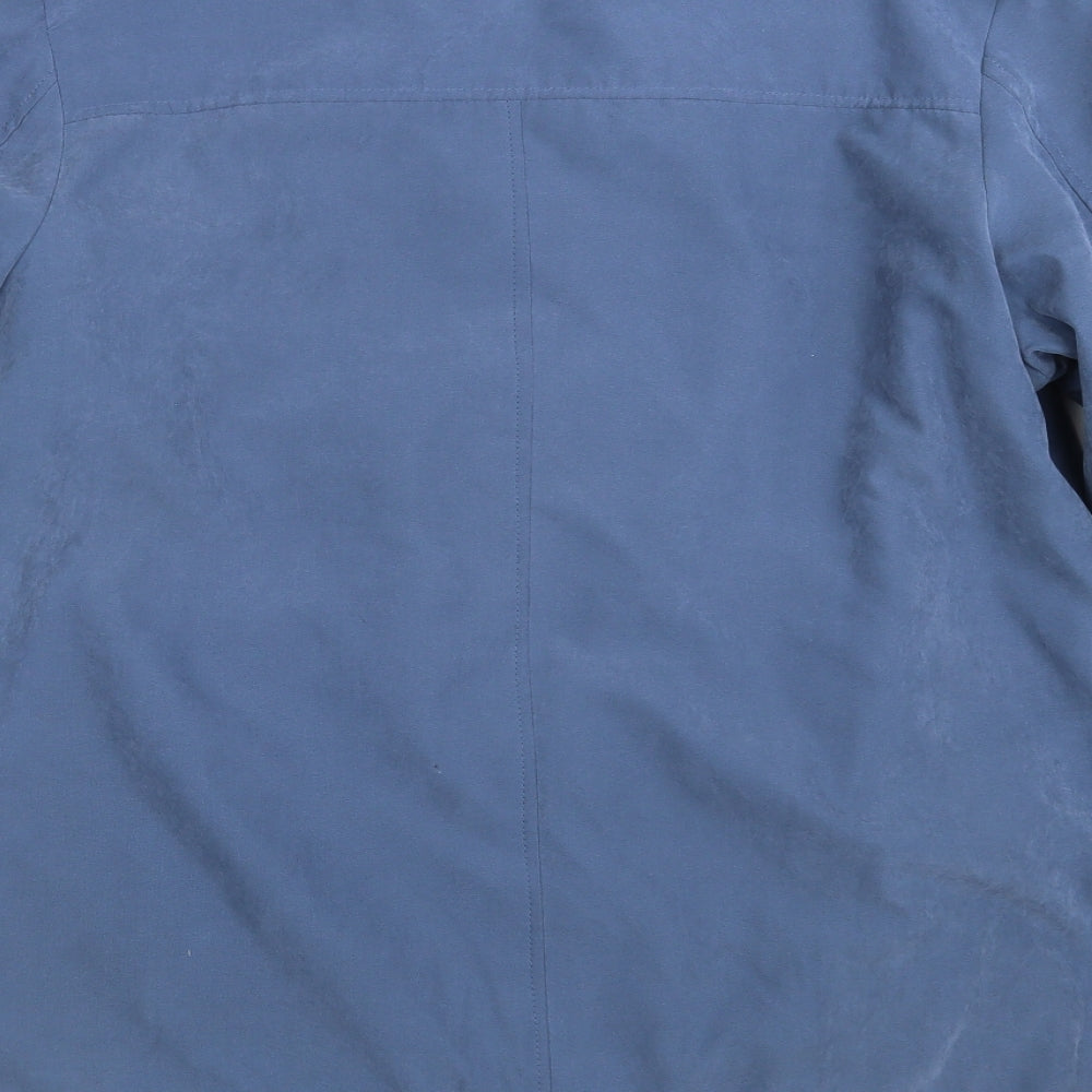 Womens UK Size 14 Katherine Hammond Blue Overcoat