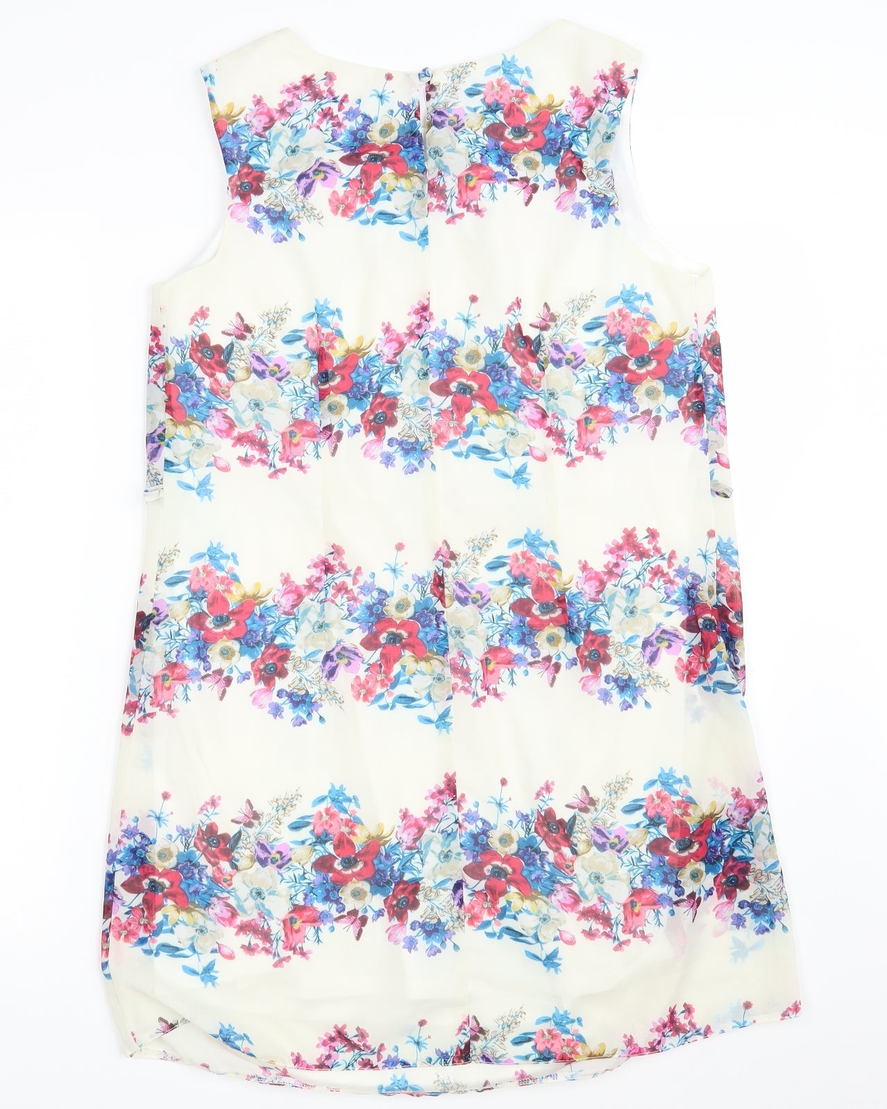 Atmosphere Womens Ivory Floral  A-Line  Size 12