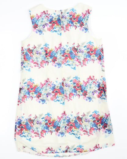 Atmosphere Womens Ivory Floral  A-Line  Size 12