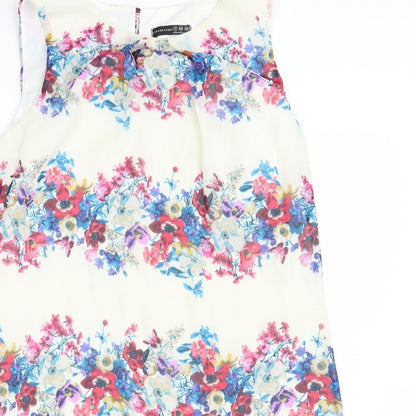Atmosphere Womens Ivory Floral  A-Line  Size 12