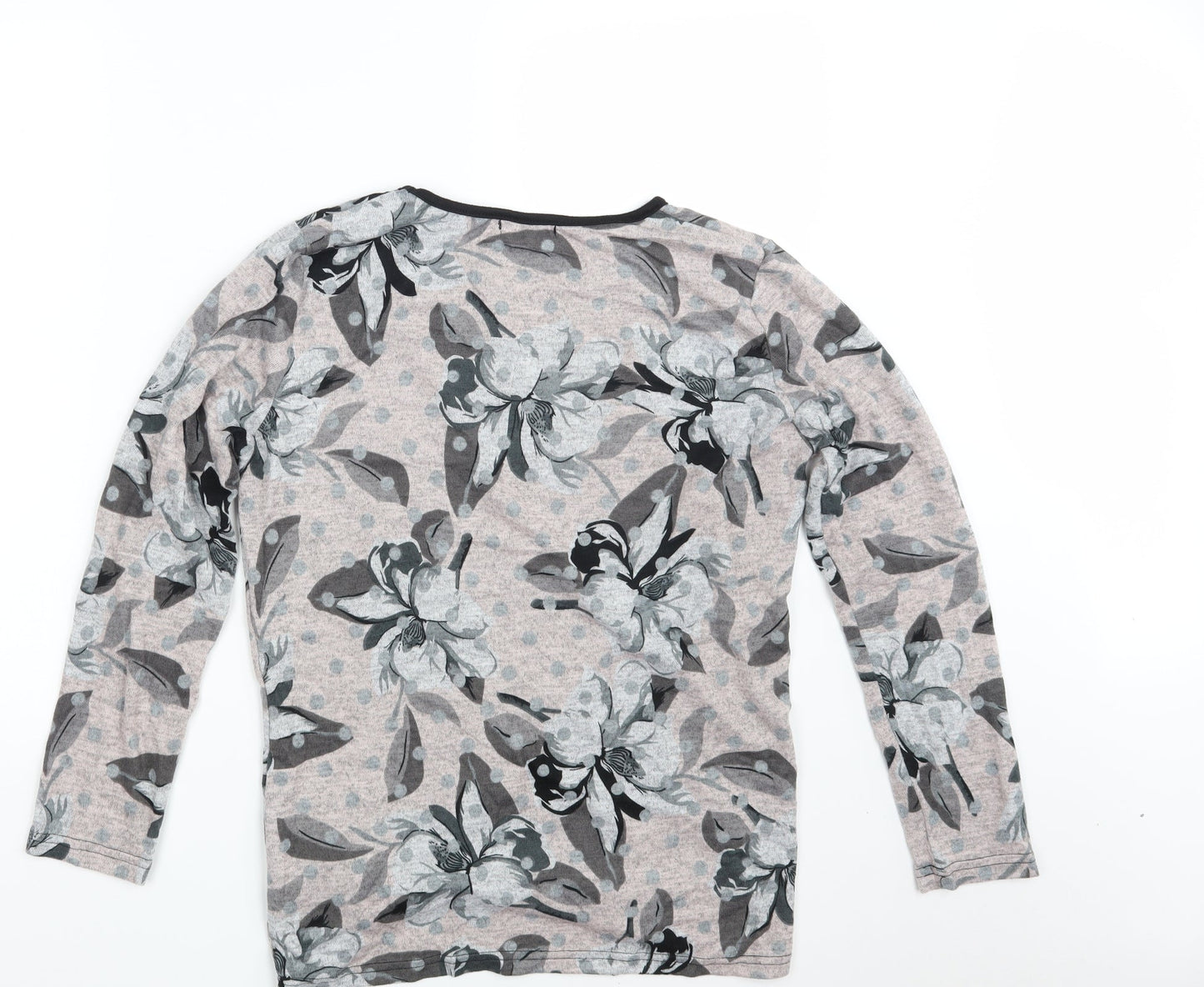 Sugar Crisp Womens Pink Floral  Pullover Sweatshirt Size L  - Lounge Wear