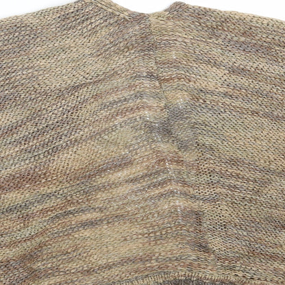 Womens UK Size XS Atmosphere Brown Wrap Jumper