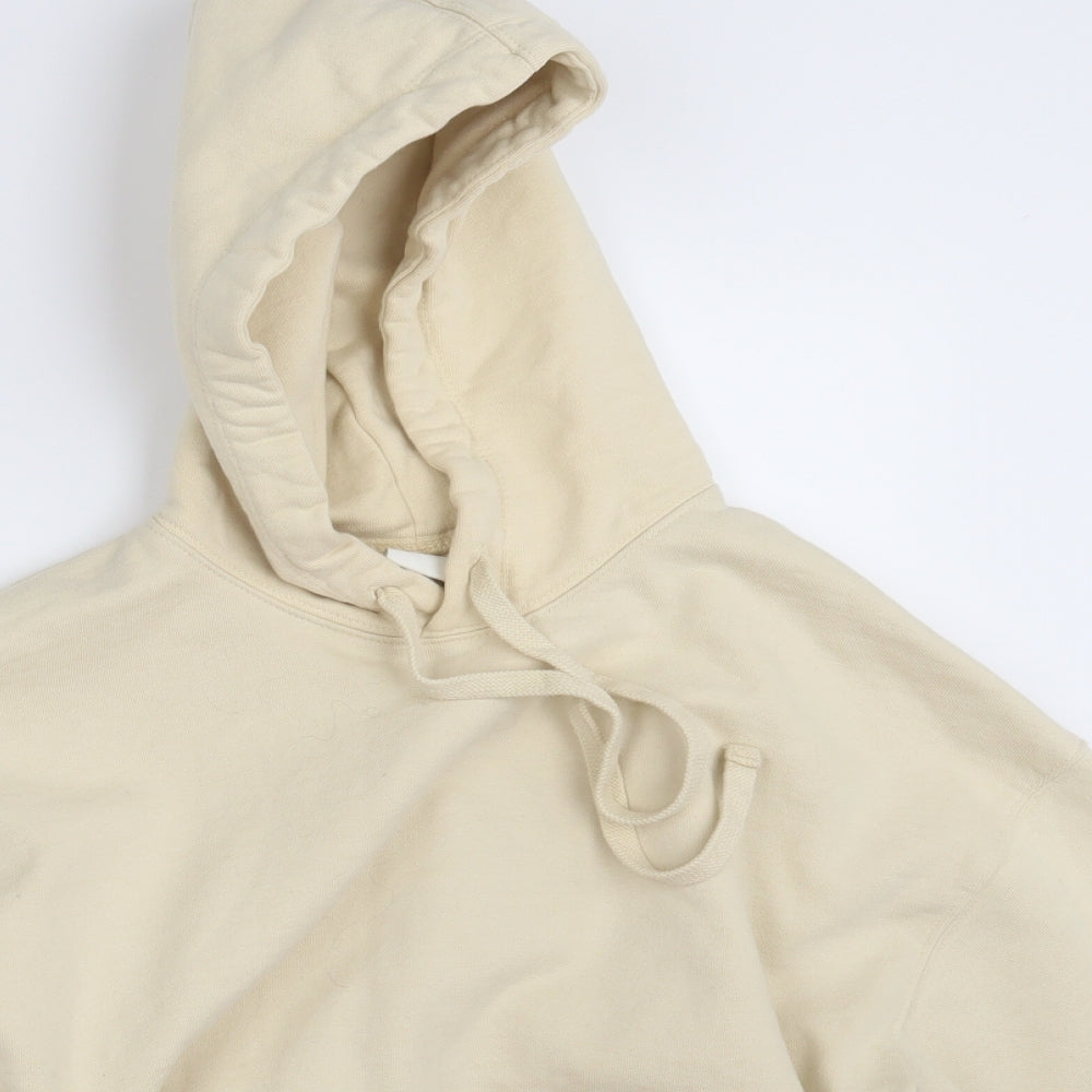 H&M Womens Beige   Pullover Hoodie Size S