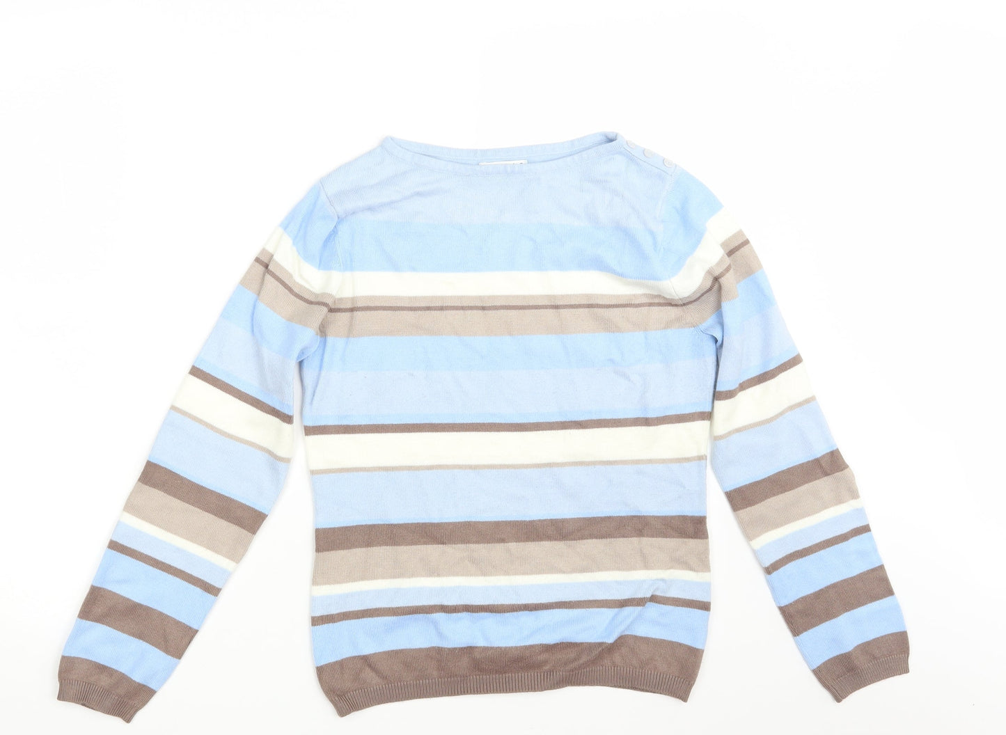 Womens UK Size 10 Berkertex Blue Pullover Jumper