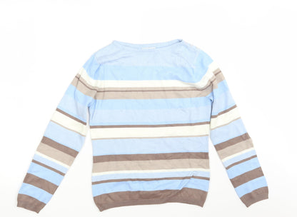 Womens UK Size 10 Berkertex Blue Pullover Jumper