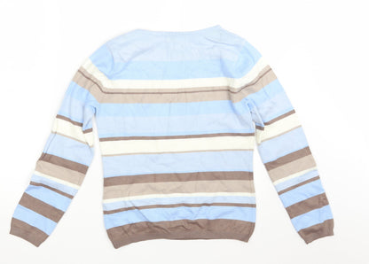 Womens UK Size 10 Berkertex Blue Pullover Jumper