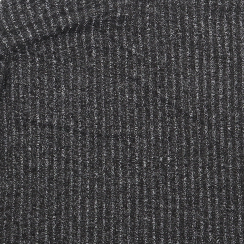 Primark Womens Grey  Knit Pullover Sweatshirt Size 4
