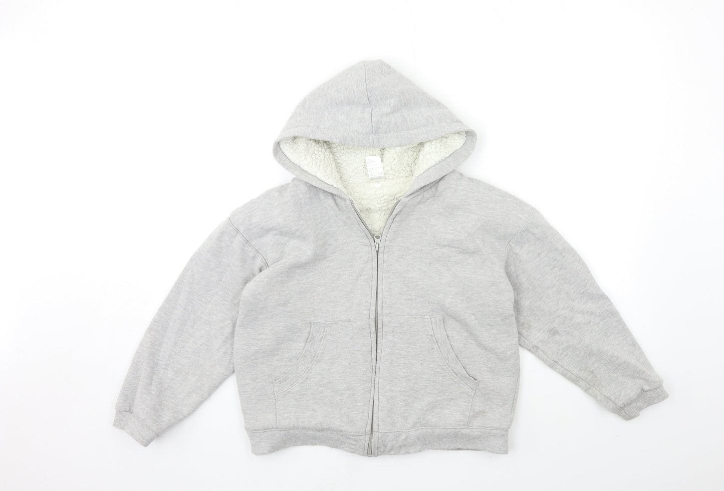 Anko Boys Grey   Full Zip Hoodie Size 12 Years