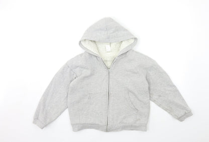 Anko Boys Grey   Full Zip Hoodie Size 12 Years