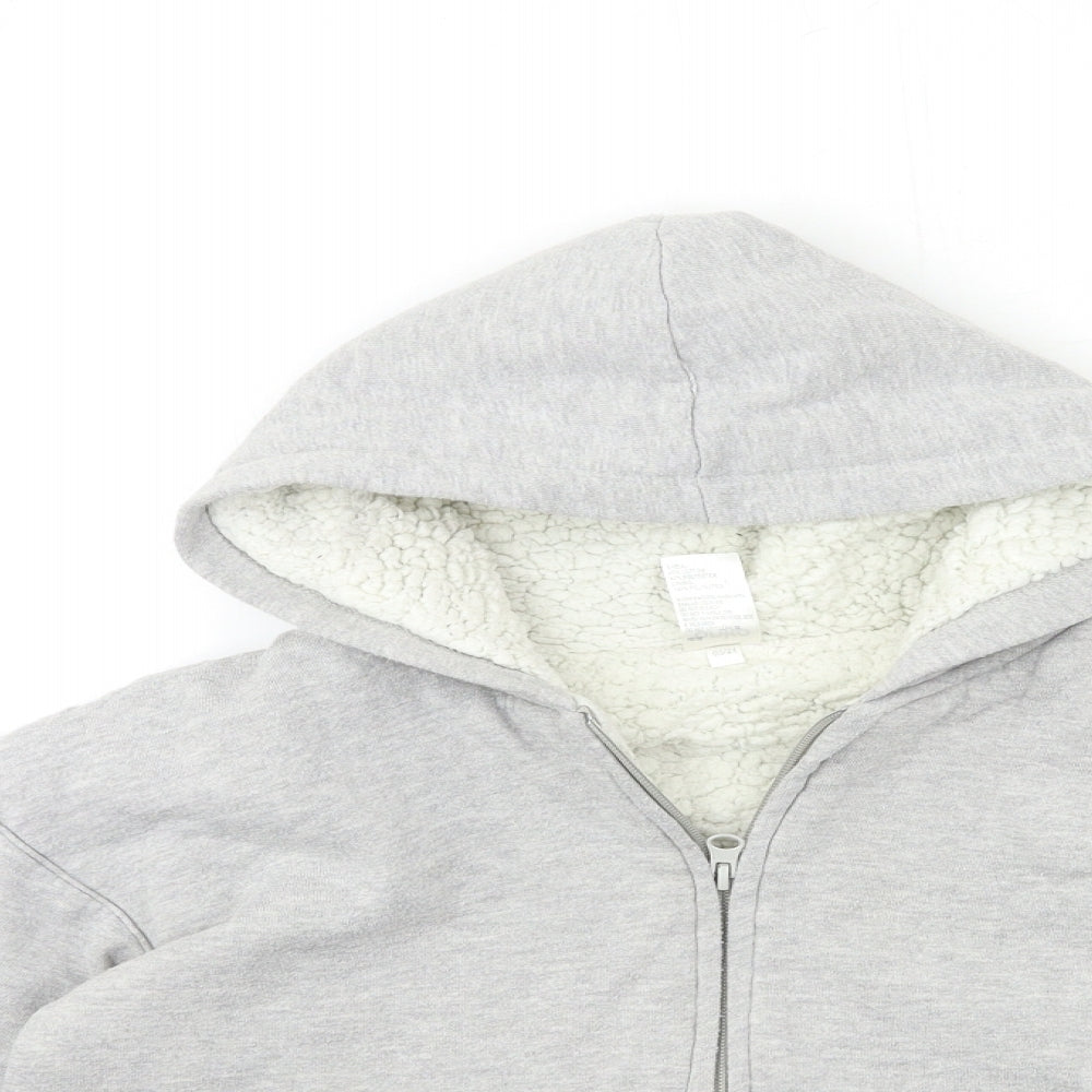 Anko Boys Grey   Full Zip Hoodie Size 12 Years