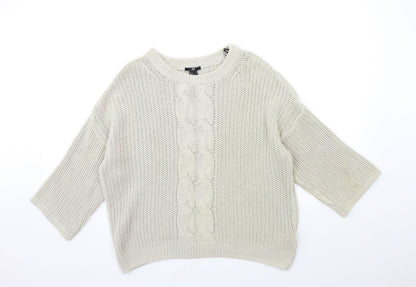Womens UK Size S H&M Grey Pullover Jumper