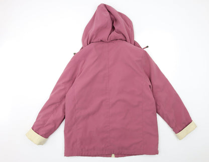 Womens UK Size 14 Berkertex Pink Overcoat