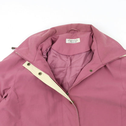 Womens UK Size 14 Berkertex Pink Overcoat