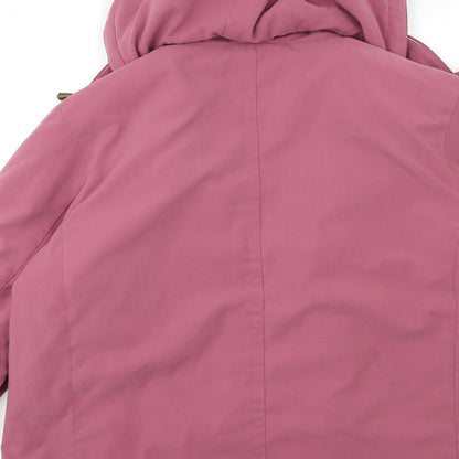 Womens UK Size 14 Berkertex Pink Overcoat