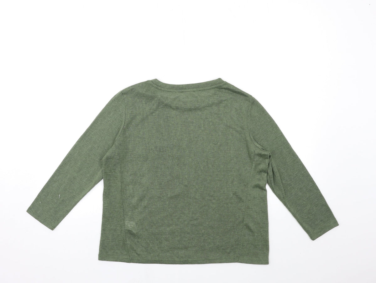 River Island Girls Green   Basic T-Shirt Size 8 Years