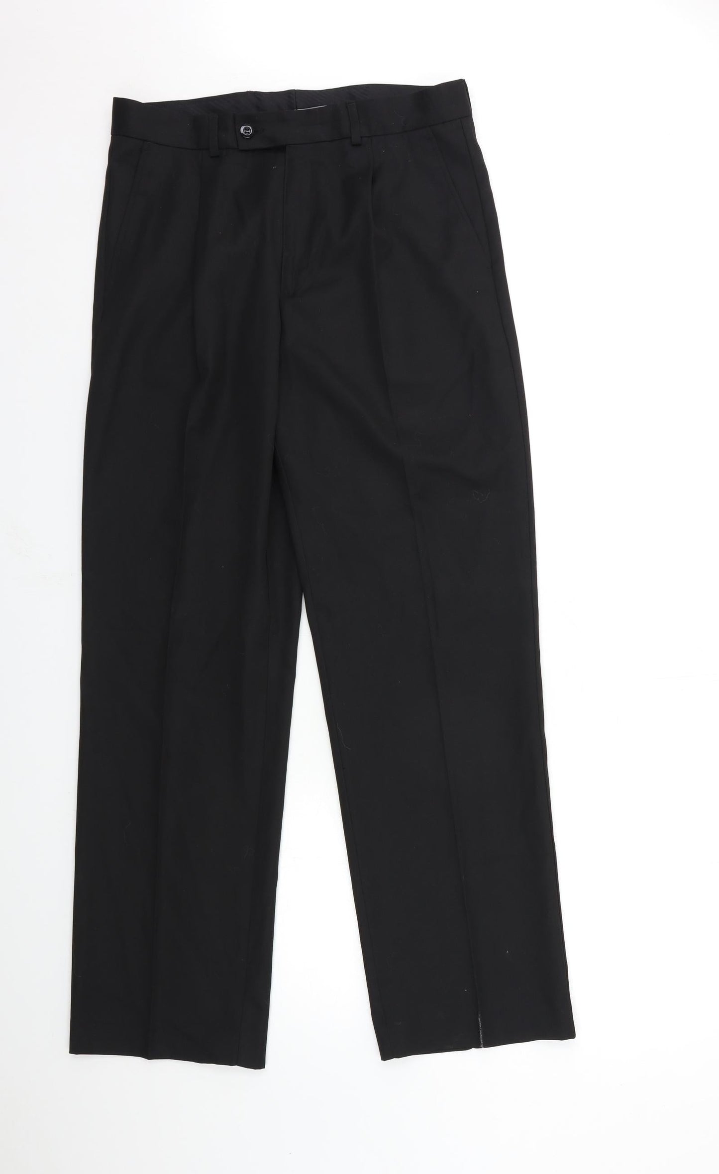 George Mens Black   Dress Pants Trousers Size 32 in L31 in