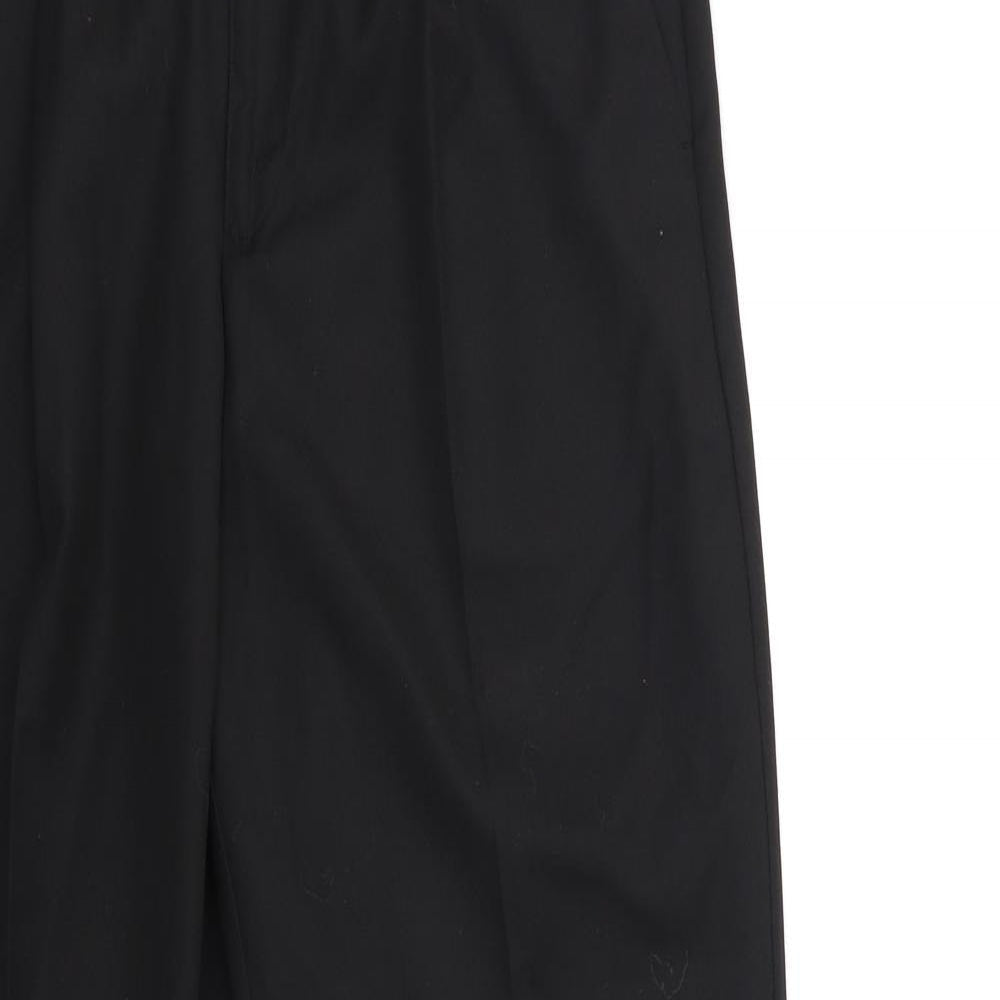 George Mens Black   Dress Pants Trousers Size 32 in L31 in