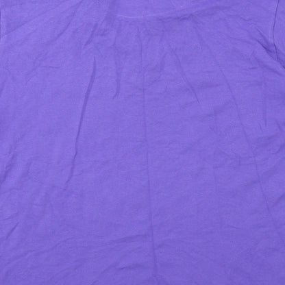 Easy Mens Purple    Polo Size L