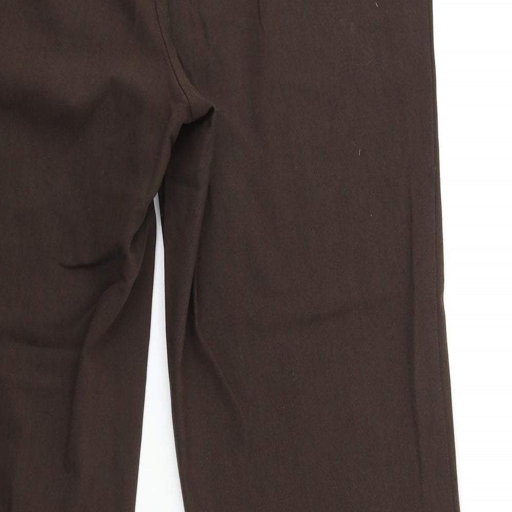 Womens UK Size 16 Marks and Spencer Regular Fit  Brown Trousers
