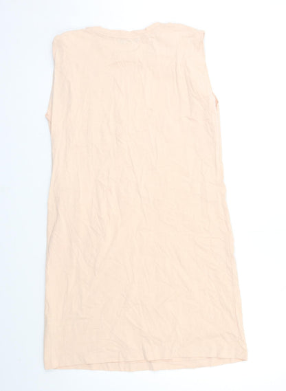 F&F Womens Pink   Basic Tank Size 12  - shoulder pads