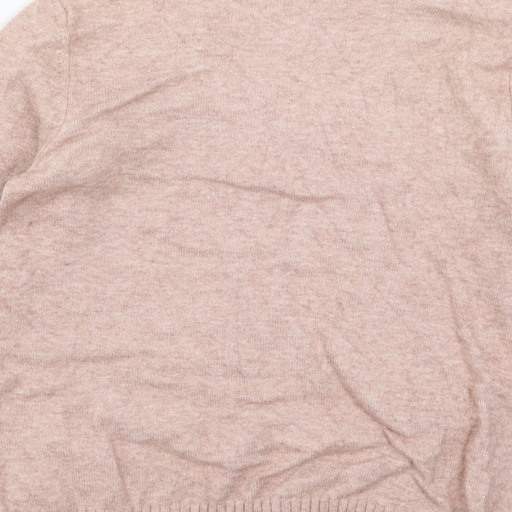 Womens UK Size L VILA Pink Pullover Jumper