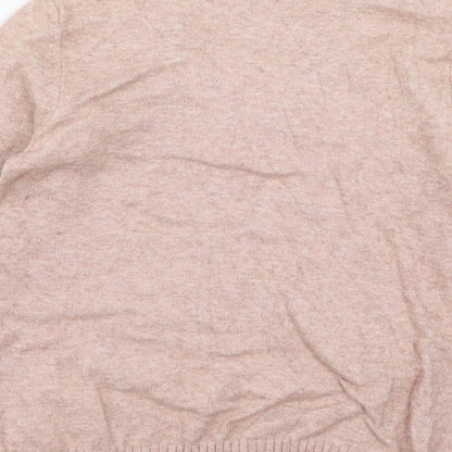 Womens UK Size L VILA Pink Pullover Jumper