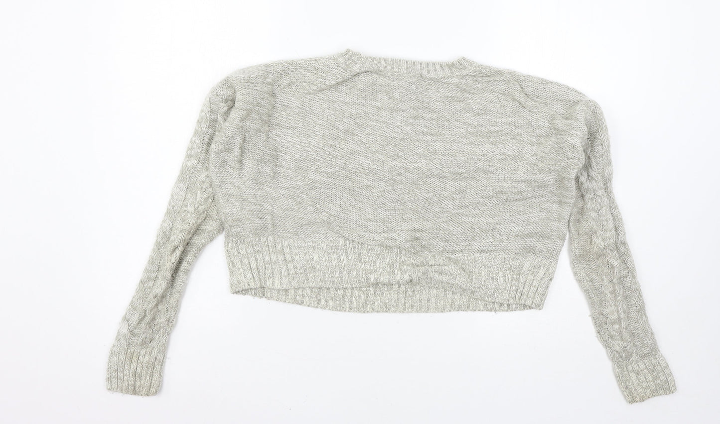 Womens UK Size M New Look Grey Pullover Jumper