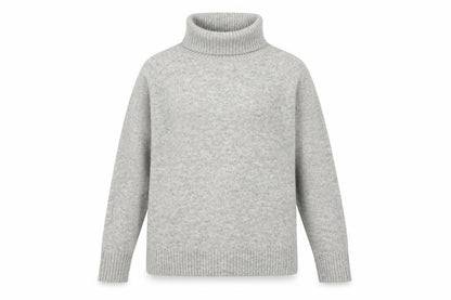 Front view of Marks & Spencer women’s red knit jumper, size UK 10