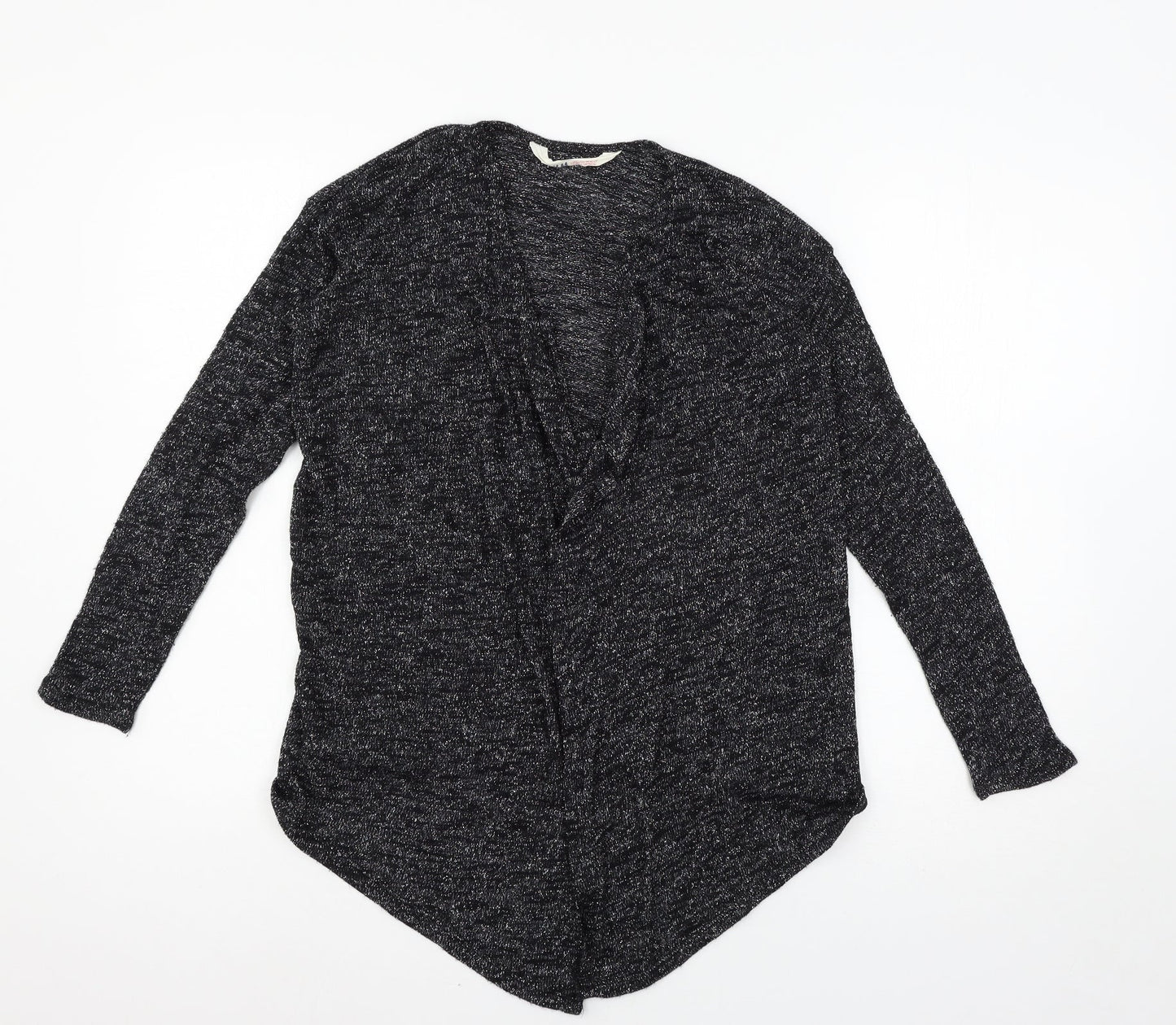 H&M Girls Grey  Knit Cardigan Jumper Size 11-12 Years