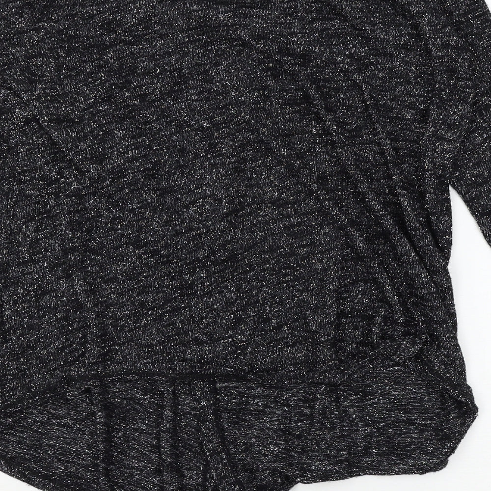 H&M Girls Grey  Knit Cardigan Jumper Size 11-12 Years