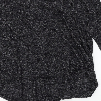 H&M Girls Grey  Knit Cardigan Jumper Size 11-12 Years