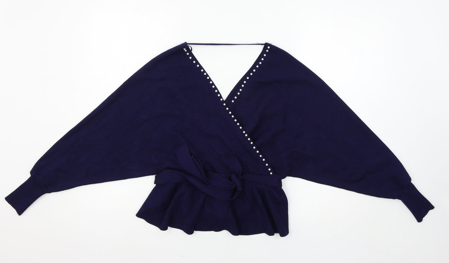 Womens UK Size M Blue Vanilla Blue Pullover Jumper