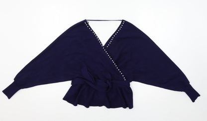 Womens UK Size M Blue Vanilla Blue Pullover Jumper
