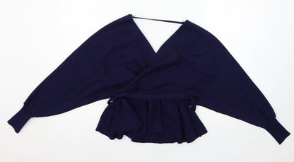 Womens UK Size M Blue Vanilla Blue Pullover Jumper