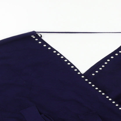 Womens UK Size M Blue Vanilla Blue Pullover Jumper
