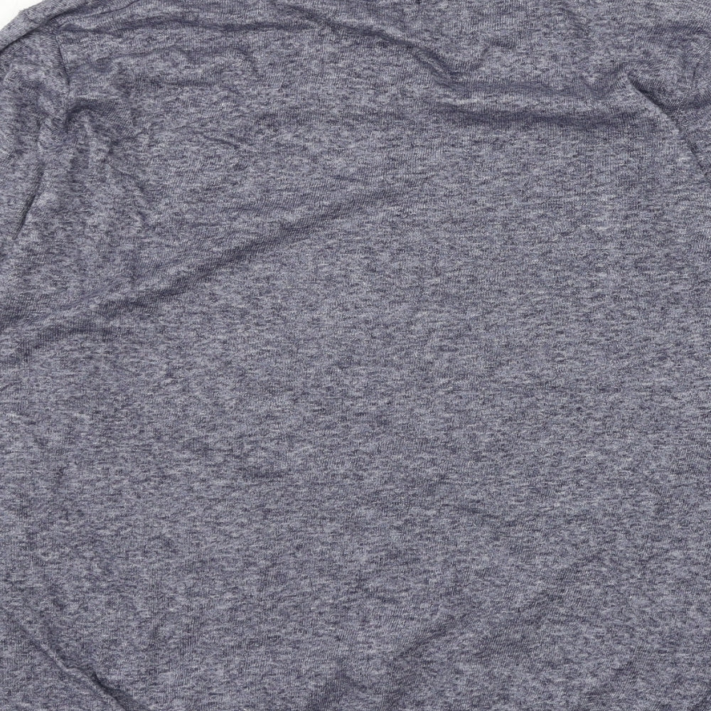 Boston Crew Mens Blue  Knit Pullover Jumper Size L