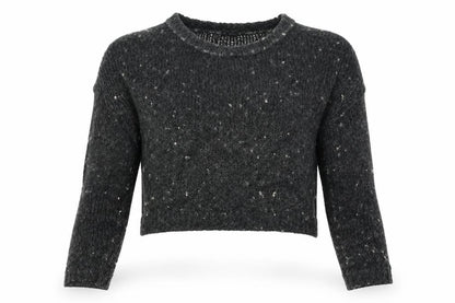 Womens UK Size 12 Divided Grey Pullover Jumper