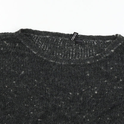Womens UK Size 12 Divided Grey Pullover Jumper