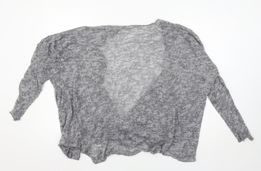Womens UK Size M Preworn Grey Pullover Jumper