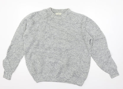 George Womens Grey  Knit Pullover Jumper Size L
