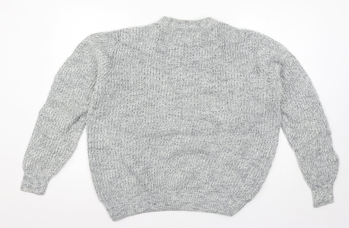 George Womens Grey  Knit Pullover Jumper Size L